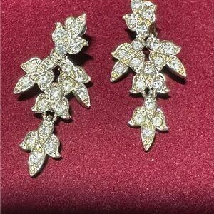 Elegant Gold and Silver Leaf Earrings